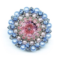 Брошь duCharme Cinderella Dream Blue Sky Rose 22 см