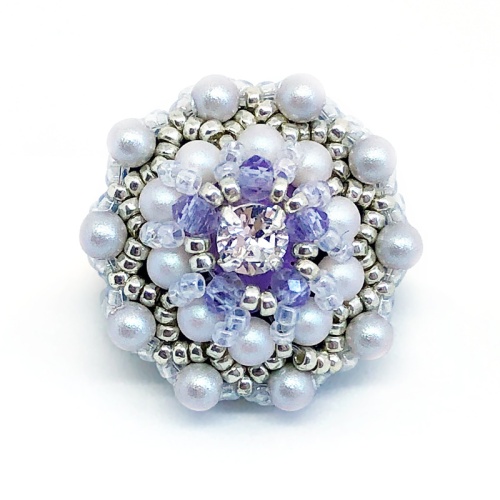 Брошь duCharme Little Star Dove Grey Lilac 22 см