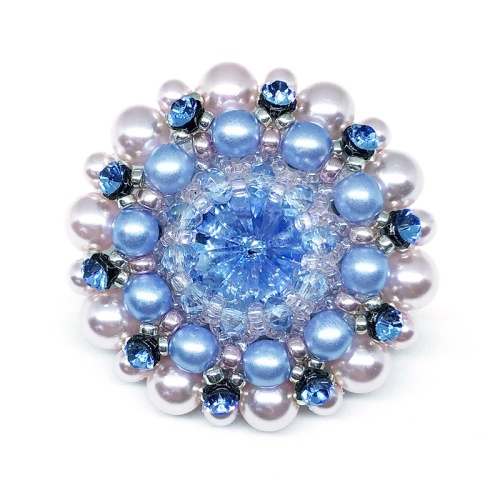Брошь duCharme Space Infinity Blue Sky Rose 22 см