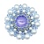 Брошь duCharme Cinderella Dream Dove Grey Lilac