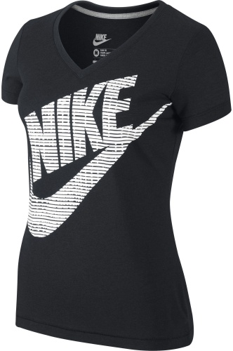  Футболка женская Nike Futura Line Shine  Черный  M