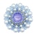 Брошь duCharme Cinderella Dream Dove Grey Lilac 22 см