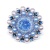 Брошь duCharme Space Infinity Blue Sky Rose